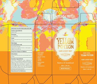Image Of Carton (Bodyholic Yellow Potion Hair And Body Mist Carton)